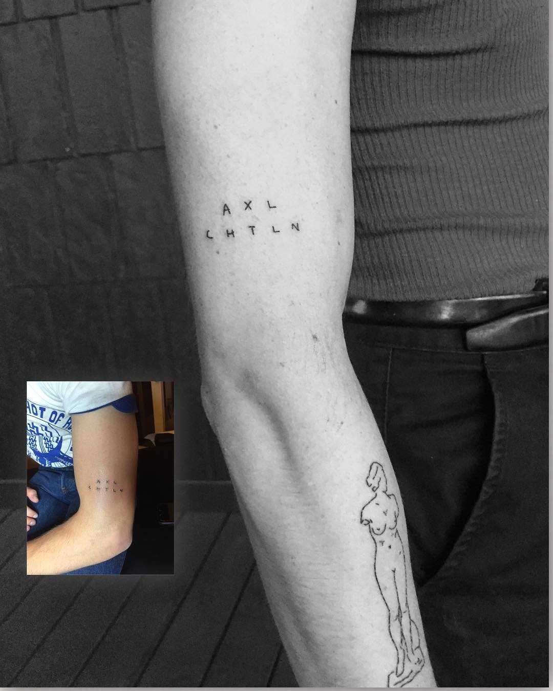 AXL CHTLN tattoo by Robbie Ra Moore