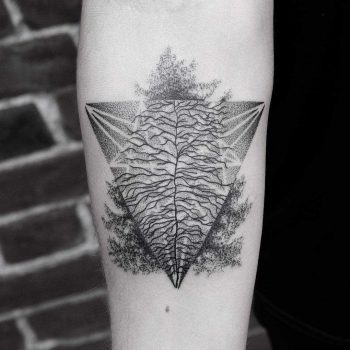 Abstract tree tattoo by Oliver Whiting