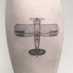 An old airplane tattoo by Annelie Fransson
