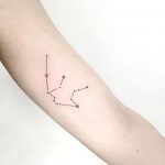 Aquarius constellation tattoo by Gianina Caputo