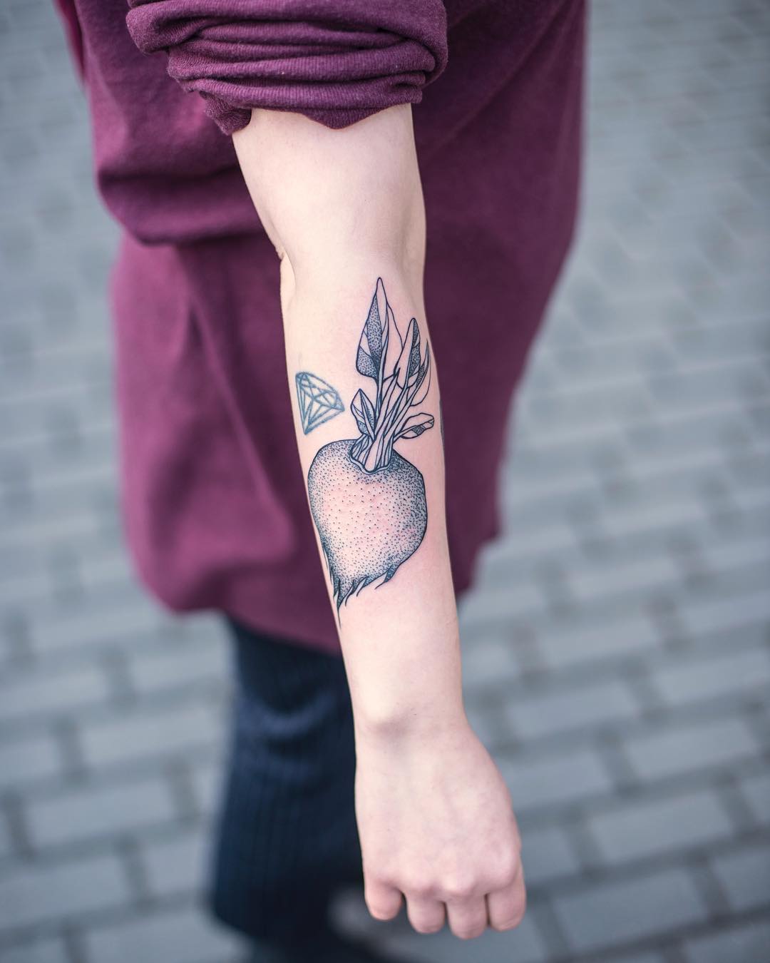 Beet tattoo by Dżudi Bazgrole