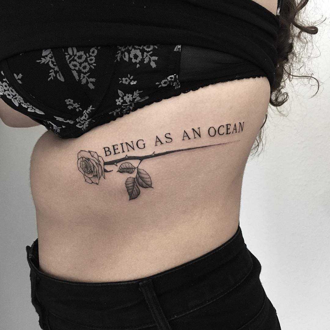 Being as an ocean by tattooist Spence @zz tattoo
