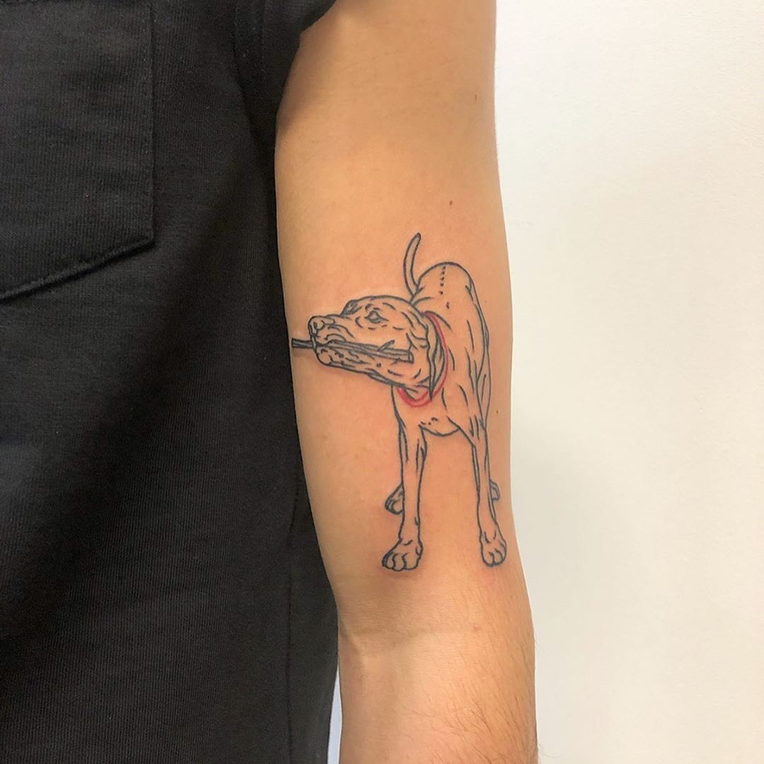 Best friend tattoo by Hand Job Tattoo