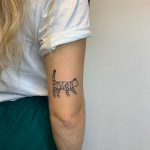 Cute tiger tattoo by yeahdope