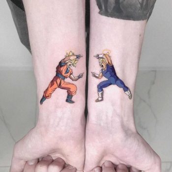 Dragon ball Z Fusion tattoo by Eden Kozo