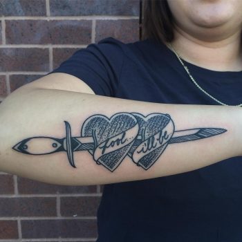 Fool will be tattoo by Tine DeFiore