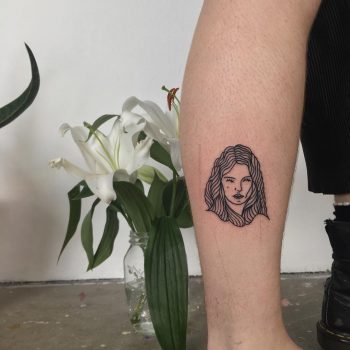 Girl tattoo by tattooist yeahdope