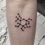 Glucose formula tattoo by Kevin Jenkins