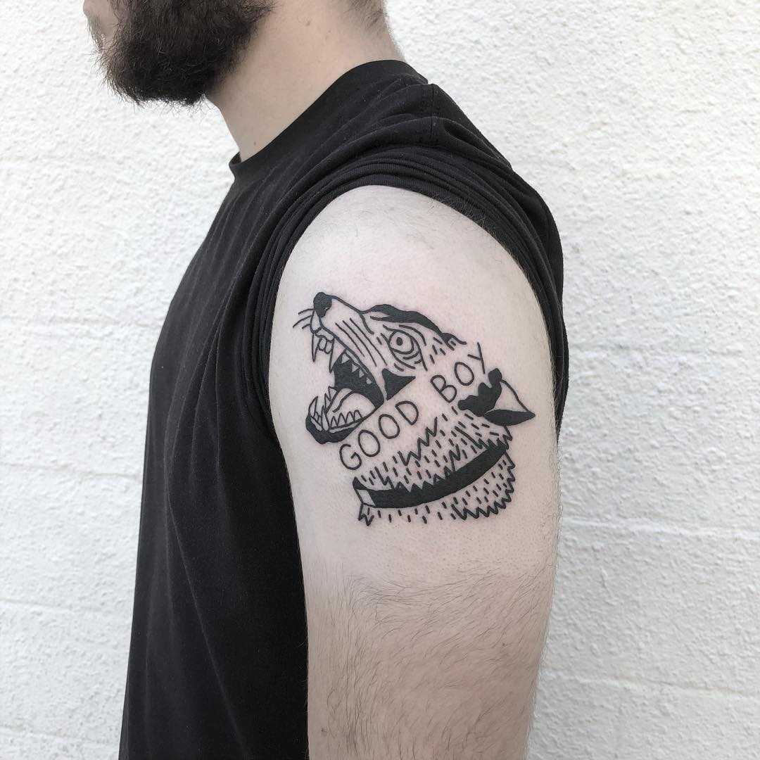 Good boy tattoo by yeahdope
