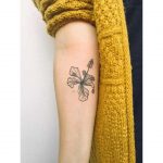 Hibiscus tattoo by Zaya Hastra