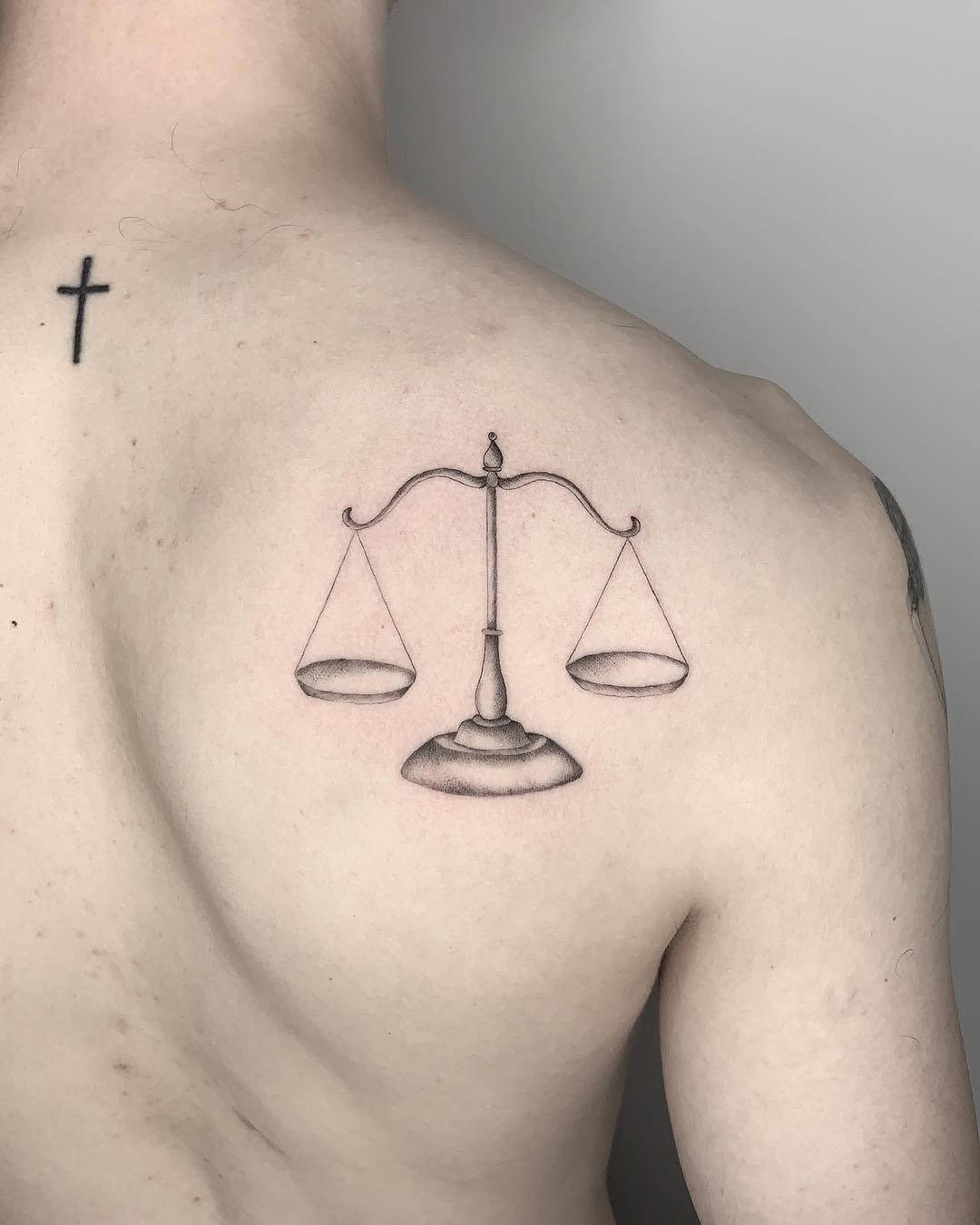 Justice tattoo by Conz Thomas