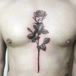 Large rose by tattooist Spence @zz tattoo
