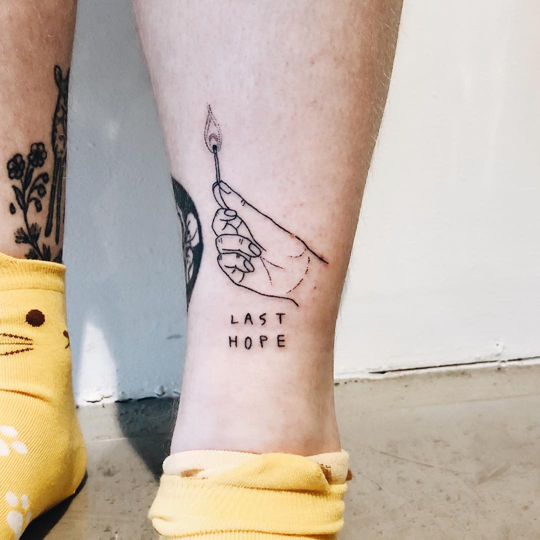 Last hope tattoo by Kelli Kikcio