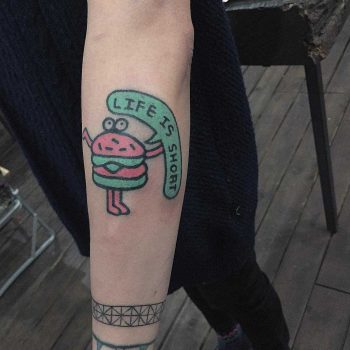 Life is short tattoo by zzizziboy