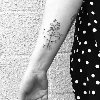 Little southern blue gum tattoo by Nadia Rose