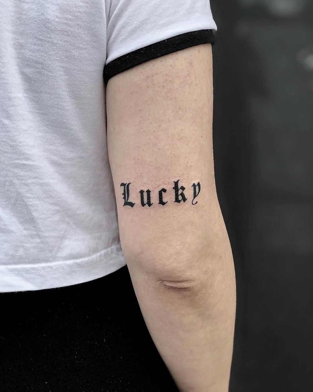 Lucky tattoo by Loz McLean