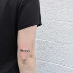 MMXVII tattoo by tattooist yeahdope