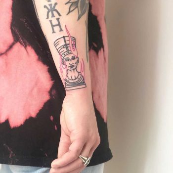 Nefertiti by Hand Job Tattoo
