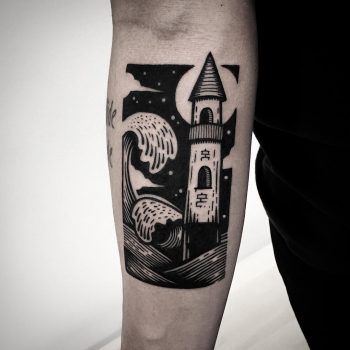 Negative space scenery by Pulled Poltergeist