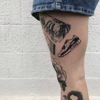 Nike Airmax 90 tattoo by yeahdope