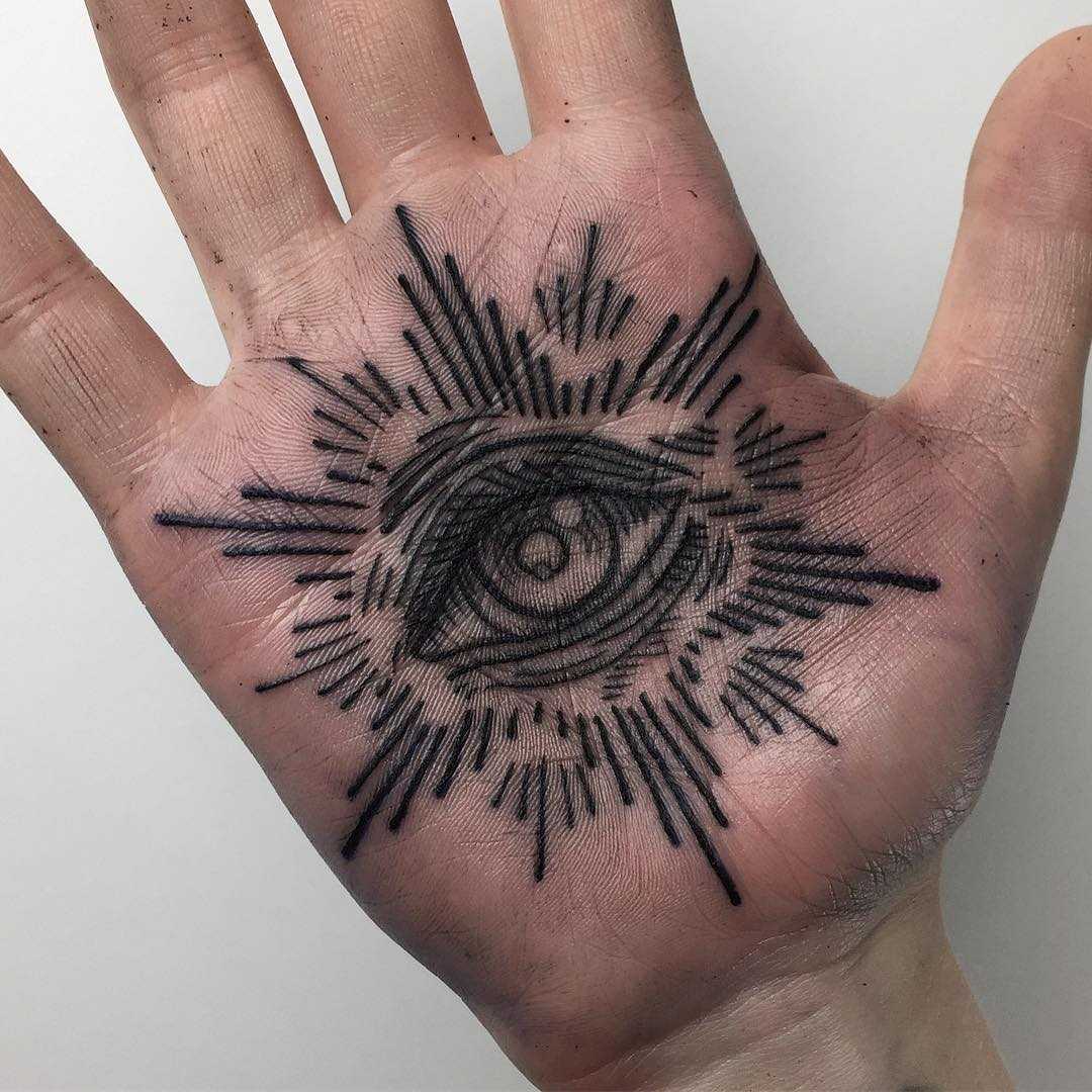 Occult eye tattoo by Luke.A.Ashley