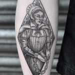 Pendle witch tattoo by Lozzy Bones