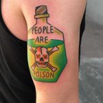 People are poison tattoo by Mike Nofuck