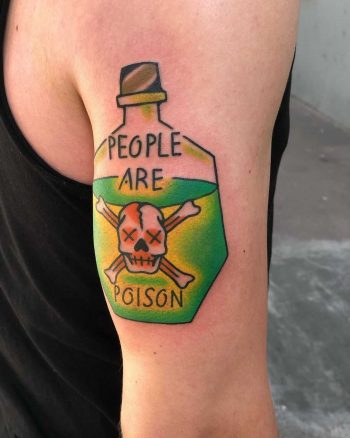 People are poison tattoo by Mike Nofuck