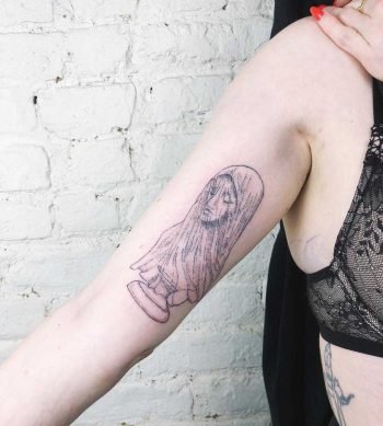 Perpetual sadness tattoo by Kelli Kikcio