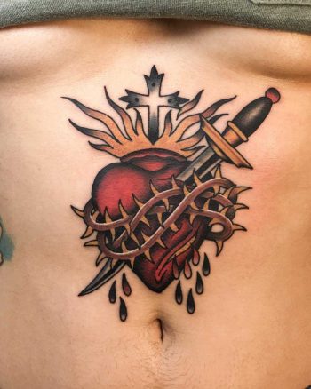 Pierced heart by Javier Betancourt