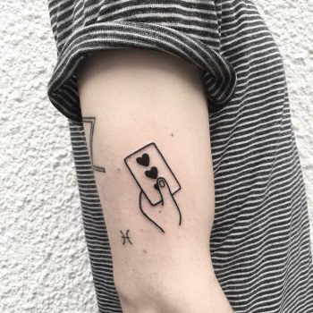 Play your cards right tattoo by Julim Rosa