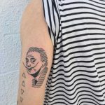 Salvador Dali tattoo by tattooist yeahdope