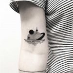 Saturnset tattoo by Pulled Poltergeist