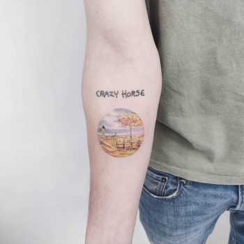 Seaside theme tattoo by anton1otattoo