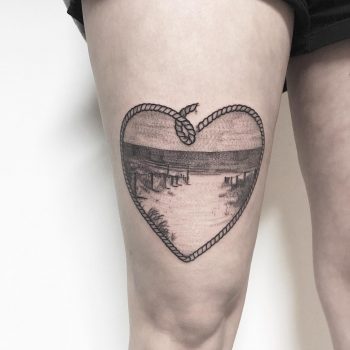 Seaview by tattooist Spence @zz tattoo