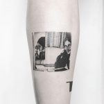 Self-portrait tattoo by Annelie Fransson