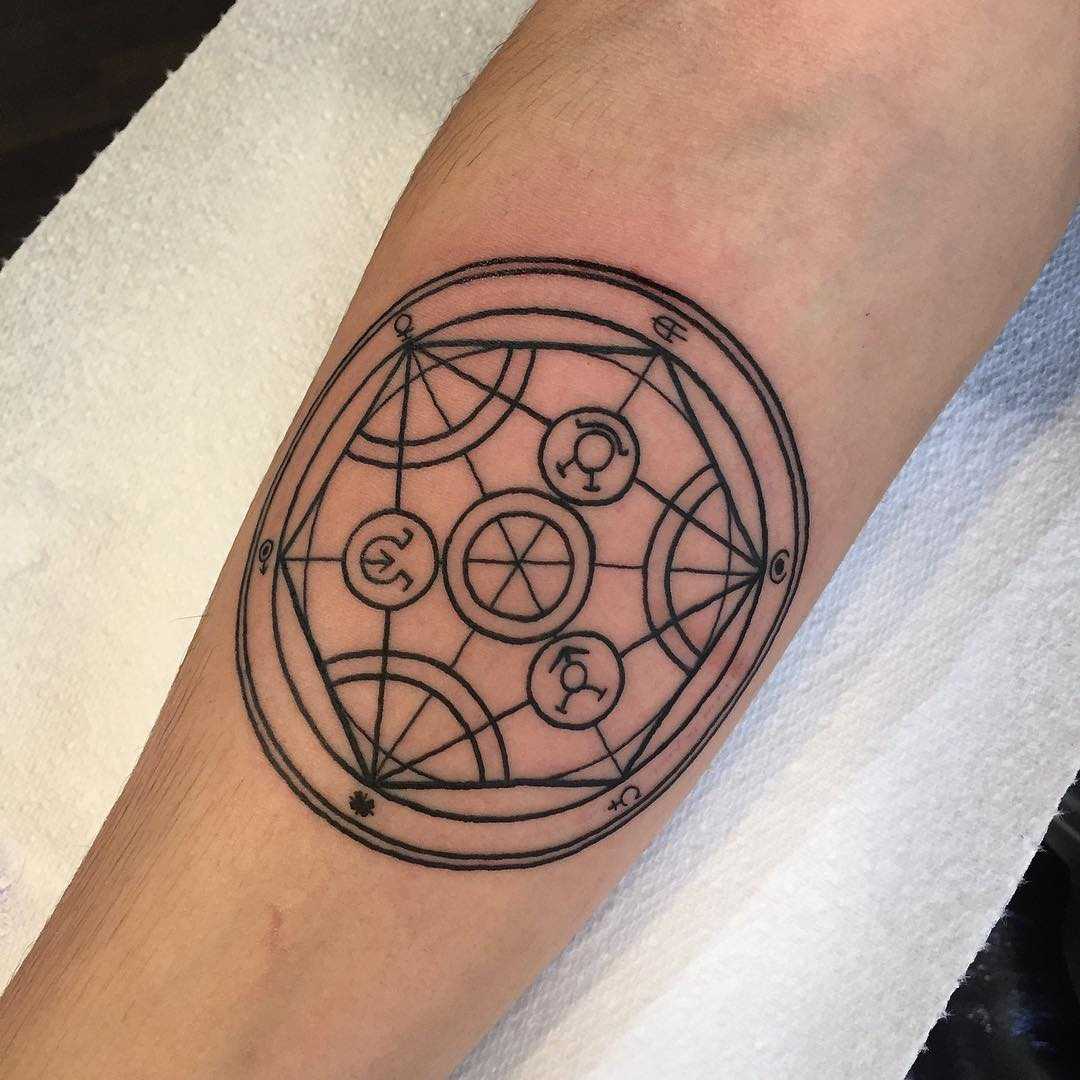 Transmutation circle tattoo by Luke.A.Ashley