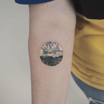 Van Gogh's piece by anton1otattoo