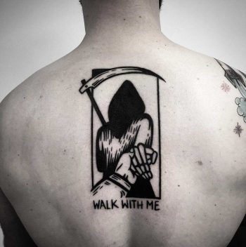 Walk with me tattoo by Pulled Poltergeist