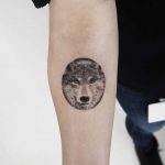 Wolf tattoo by anton1otattoo