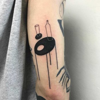 Ying yang table by Hand Job Tattoo