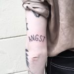 ANGST tattoo by Julim Rosa