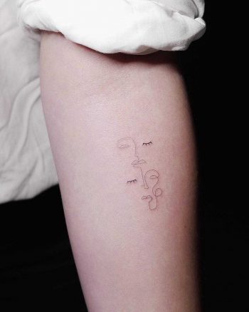 Abstract linear faces by Jakub Nowicz