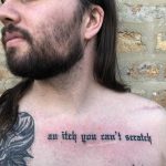 An itch you can't scratch tattoo by Tine DeFiore