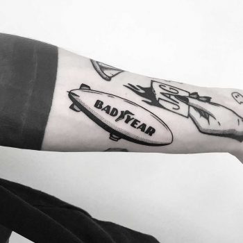 Bad year tattoo by Pulled Poltergeist