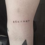 Belight tattoo by Robbie Ra Moore