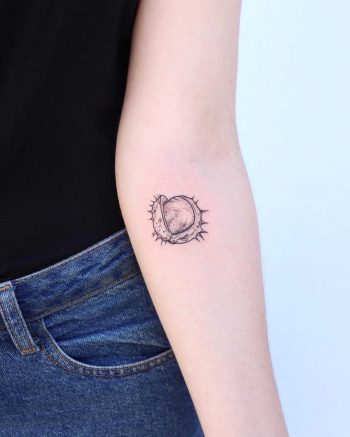 Chestnut tattoo by Zaya Hastra
