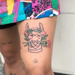 Cute Doberman by Hand Job Tattoo