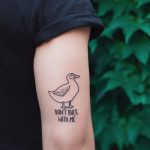 Don't duck with me tattoo by Dżudi Bazgrole