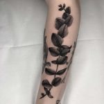 Eucalyptus tattoo by Tine DeFiore